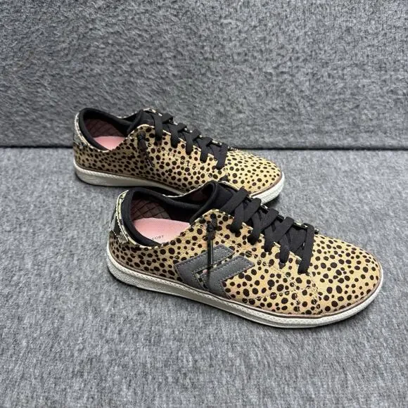 Dr. Scholls Cheetah Leopard Sweet Kicks Sneakers Shoe Lace Ups Womens 6.5 M Slip - Picture 2 of 7